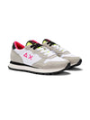 Sun68 white Ally Solid nylon women's sneakers