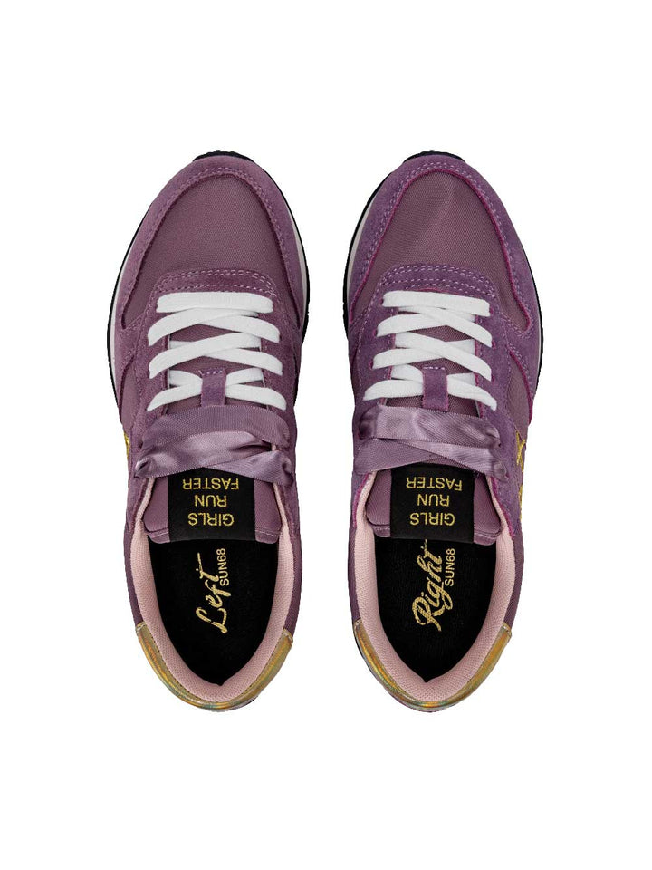 Sun68 Ally Gold Girl sneakers donna malva