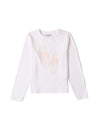 Superga t-shirt girl shoes print