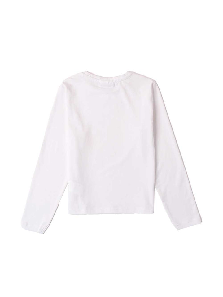 Superga t-shirt girl shoes print