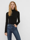 Vero Moda Glory pullover nero collo alto