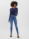 Sophia Jeans Women's Skinny Medium Blue
