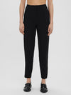 Vmsandy women's black tapered fit trousers