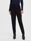 Vmsandy women's black tapered fit trousers