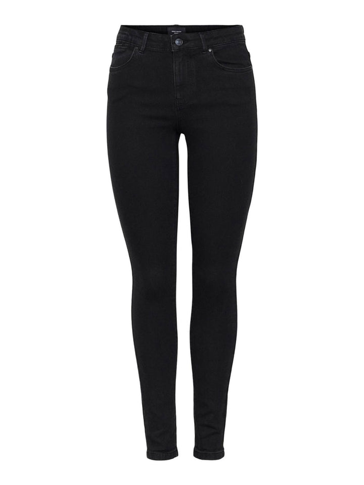 Vmjune women's black skinny jeans