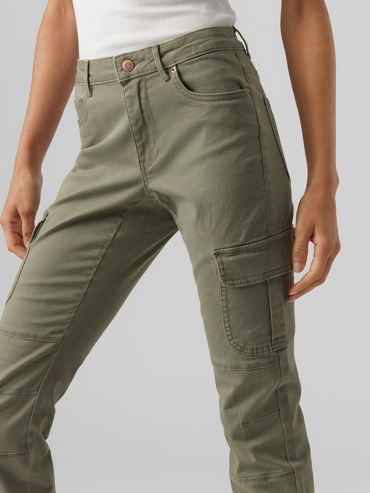 Vero Moda vmivy green cargo pants