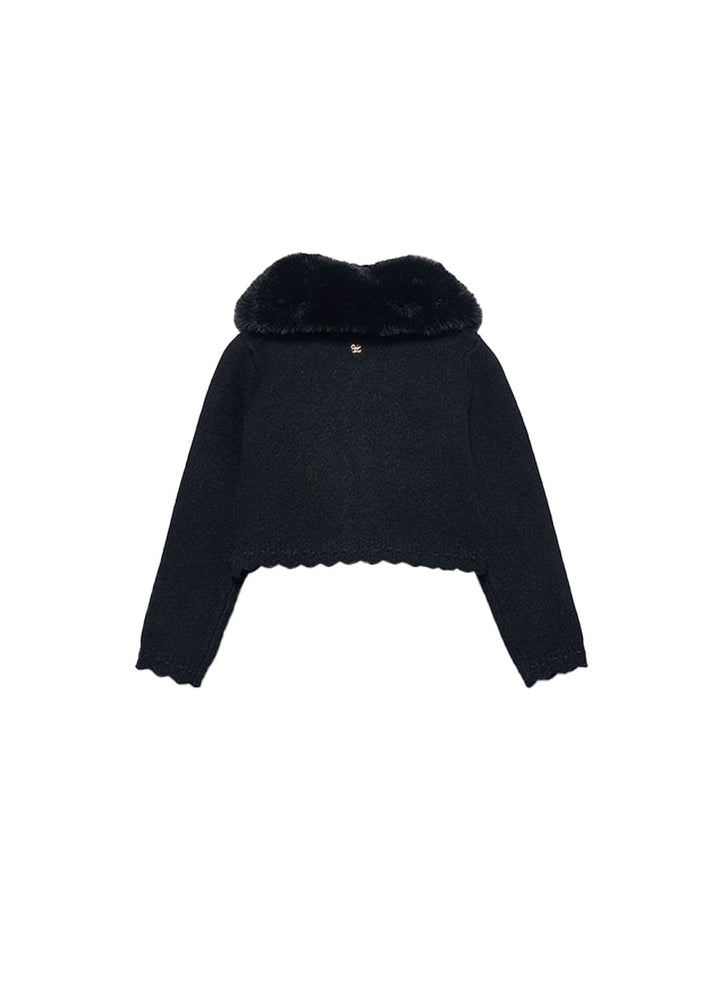 Cardigan ABEL E LULA da BAMBINA - Nero