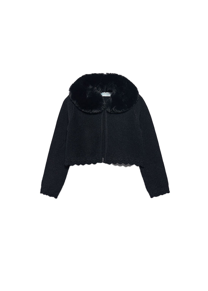 Cardigan ABEL E LULA da BAMBINA - Nero