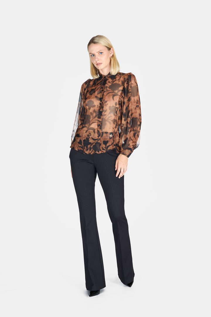 Camicia ARTIGLI da DONNA - Nero Bruciato