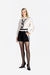 Shorts ARTIGLI da DONNA - Nero Avorio