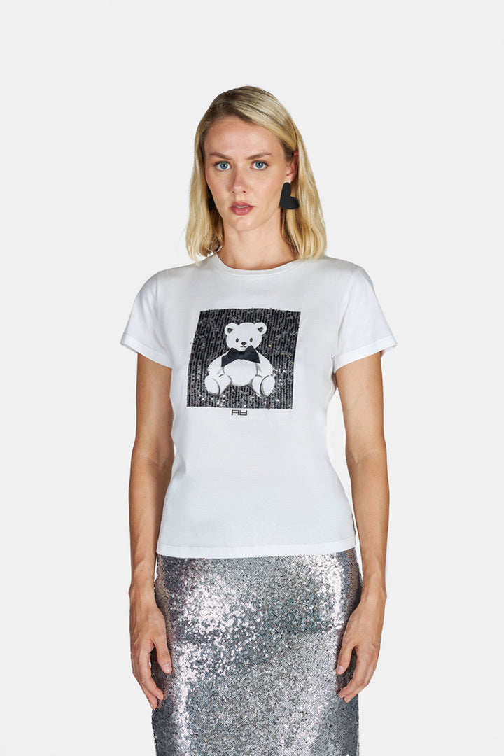 T-shirt ARTIGLI da DONNA - Panna
