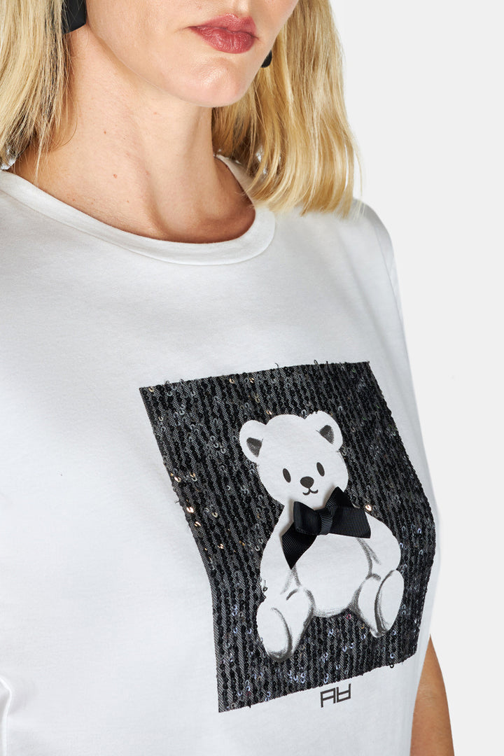 T-shirt ARTIGLI da DONNA - Panna