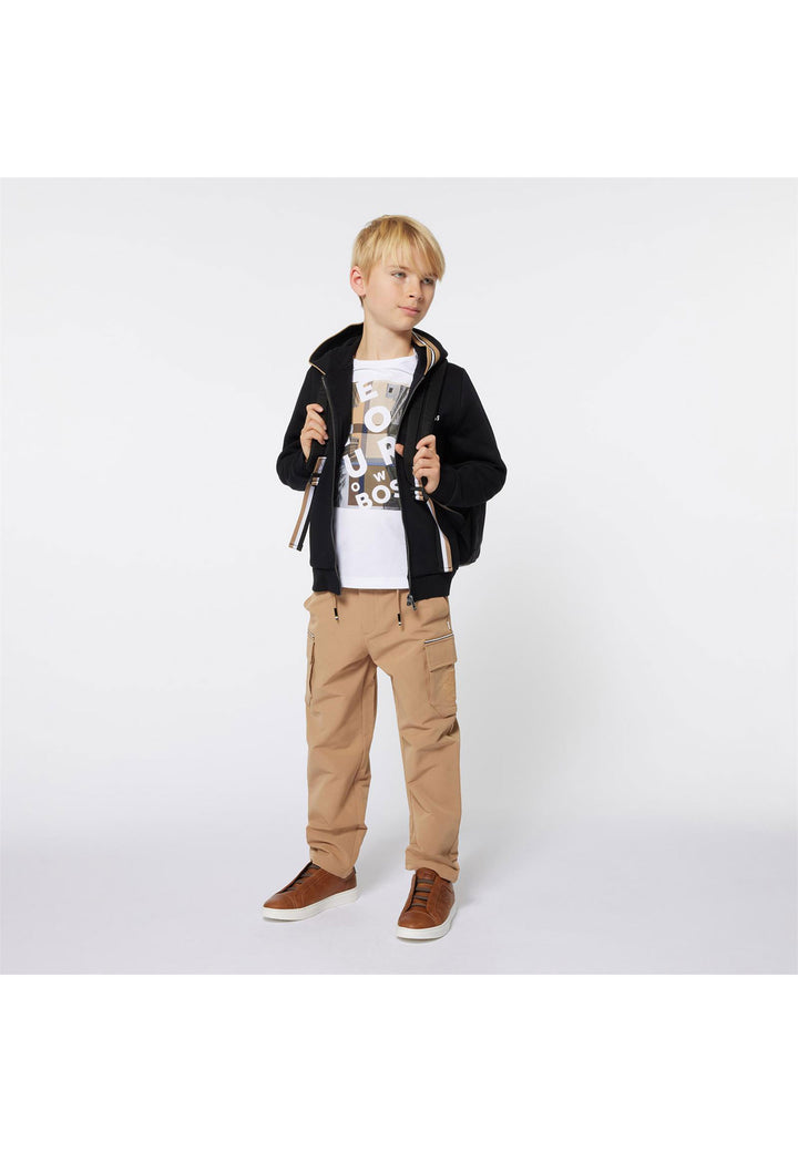 T-shirt BOSS da BAMBINO - Bianco