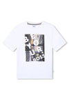 T-shirt BOSS da BAMBINO - Bianco