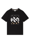 T-shirt BOSS da BAMBINO - Nero