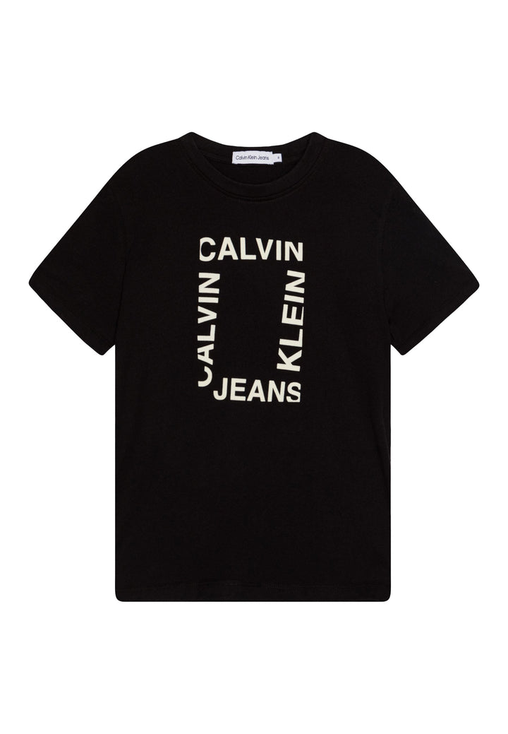 T-shirt CALVIN KLEIN JEANS da BAMBINO - Ck Black