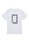 T-shirt CALVIN KLEIN JEANS da BAMBINO - Bright White