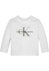 T-shirt CALVIN KLEIN JEANS da BAMBINI - Bright White