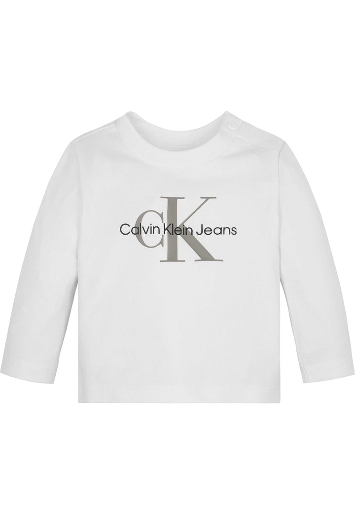 T-shirt CALVIN KLEIN JEANS da BAMBINI - Bright White