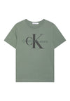 T-shirt CALVIN KLEIN JEANS da BAMBINI - Meteor Green