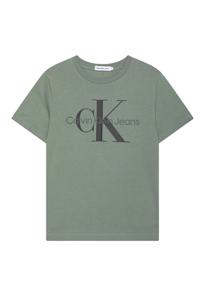 T-shirt CALVIN KLEIN JEANS da BAMBINI - Meteor Green