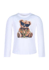 FUN FUN T-shirt FUN FUN da BAMBINA - WHITE