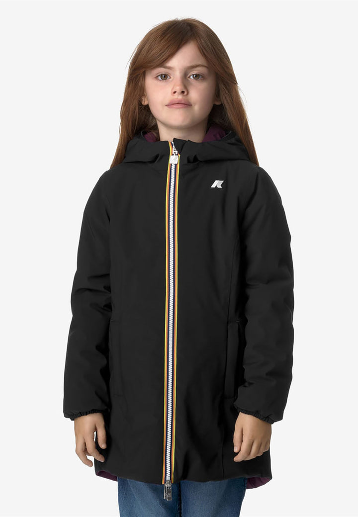 Giubbotto K-WAY da BAMBINA - Black pure