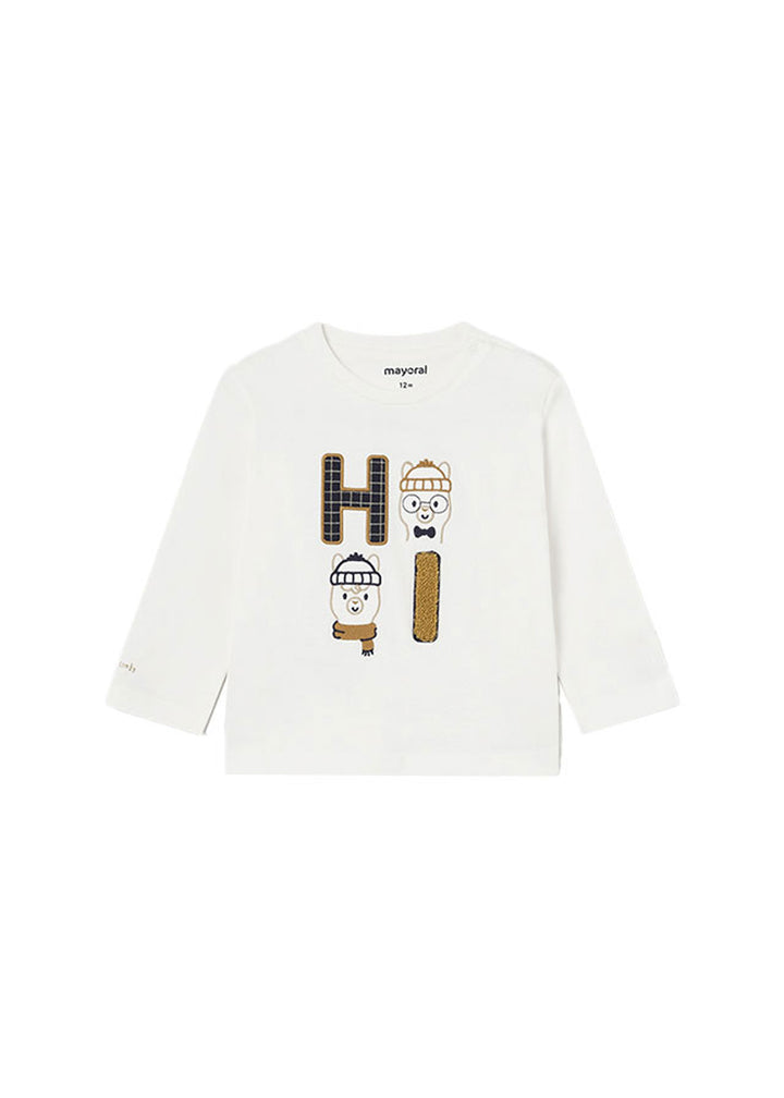 T-shirt MAYORAL da BAMBINO - Panna