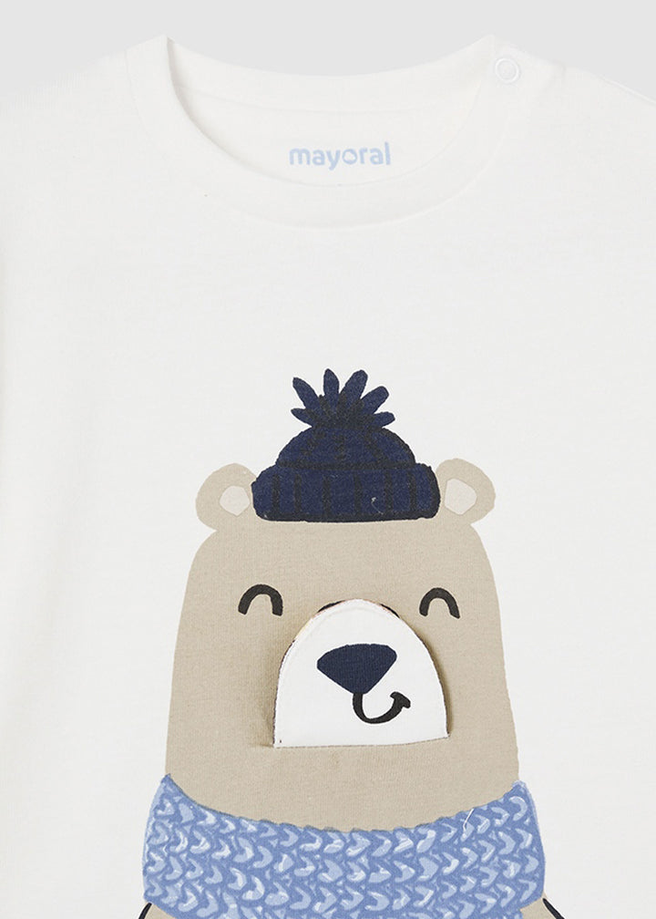 T-shirt MAYORAL da BAMBINO - Panna