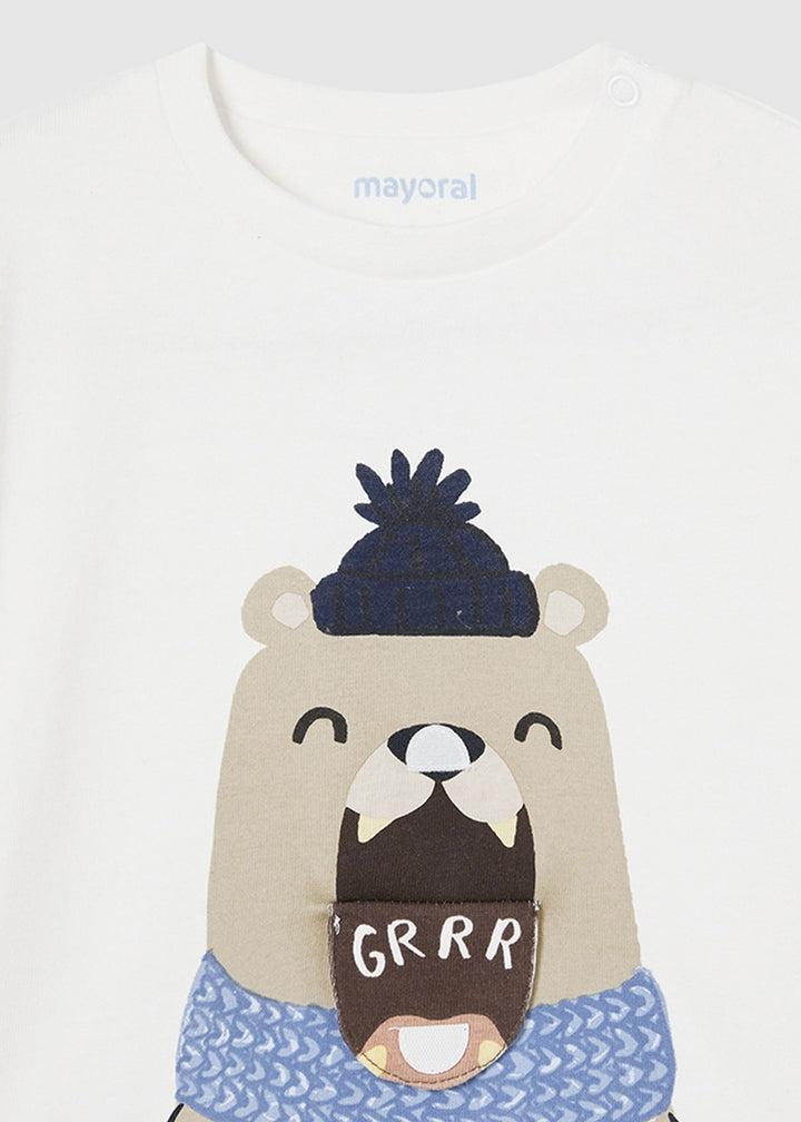 T-shirt MAYORAL da BAMBINO - Panna