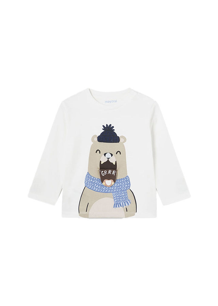 T-shirt MAYORAL da BAMBINO - Panna