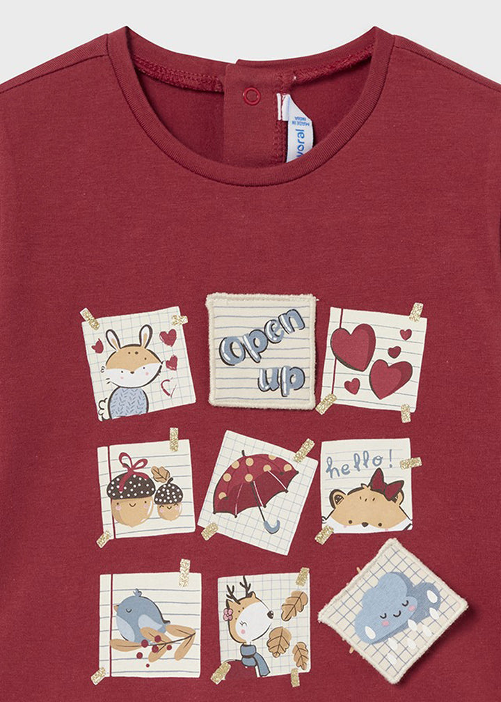T-shirt MAYORAL da BAMBINA - Pomodoro