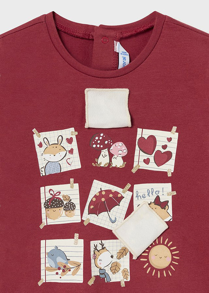 T-shirt MAYORAL da BAMBINA - Pomodoro