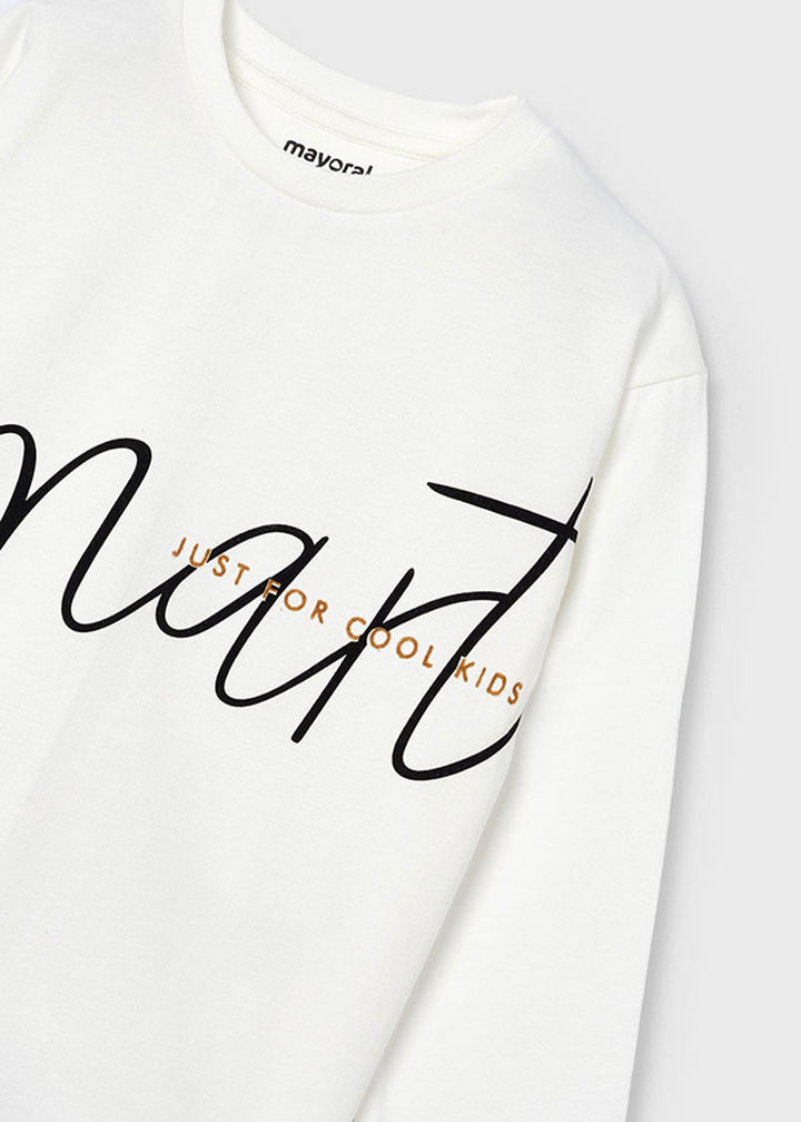 T-shirt MAYORAL da BAMBINO - Panna