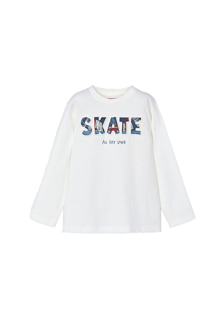 T-shirt MAYORAL da BAMBINO - Panna