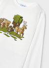T-shirt MAYORAL da BAMBINO - Panna