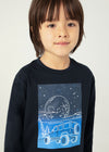 T-shirt MAYORAL da BAMBINO - Blue Black