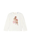 T-shirt MAYORAL da BAMBINA - Beig/rosat