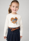 T-shirt MAYORAL da BAMBINA - Beige/cara