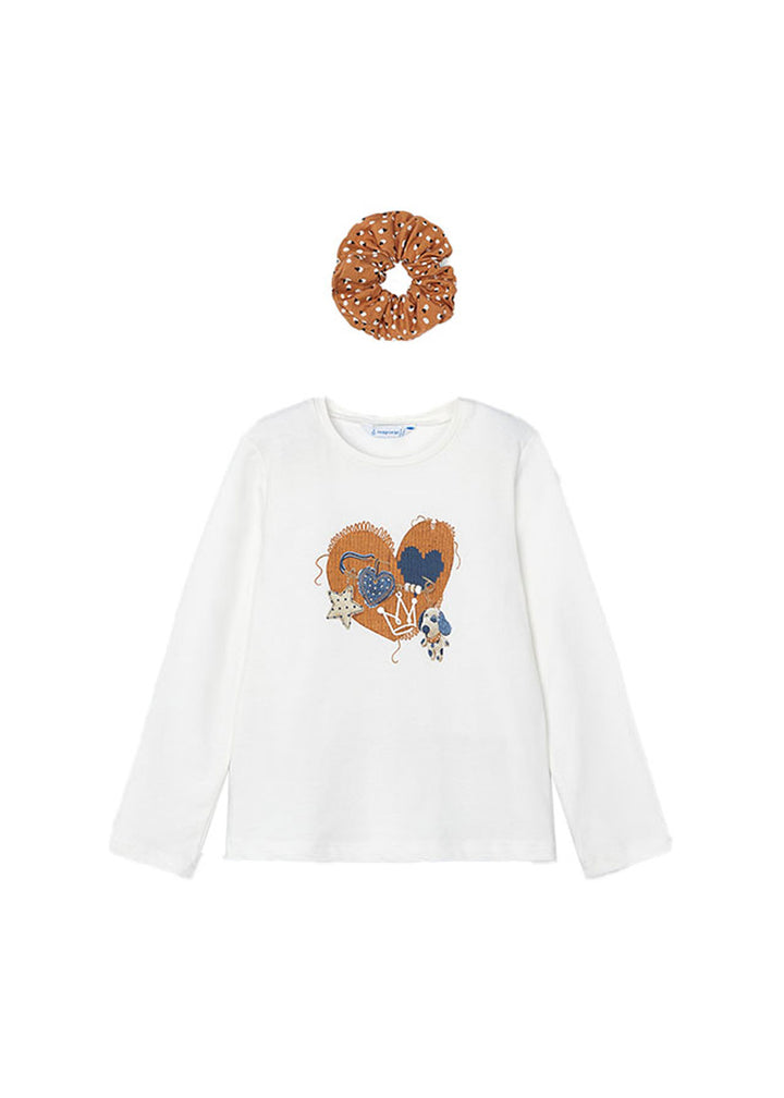 T-shirt MAYORAL da BAMBINA - Beige/cara