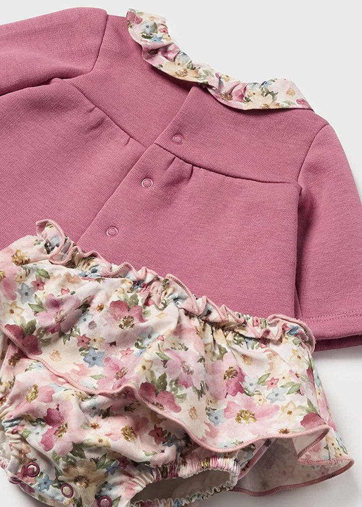 MAYORAL NEWBORN Baby Girl Set - Mid rose