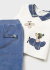 Completo MAYORAL NEWBORN da NEONATO - Mid blue