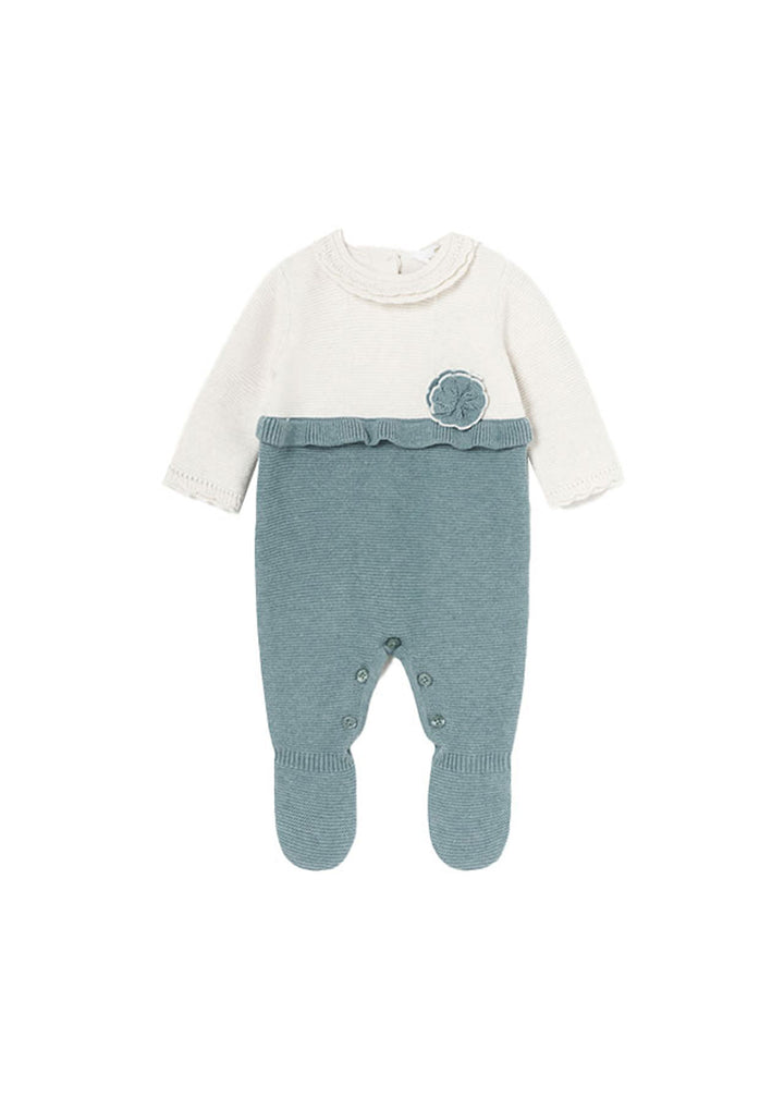 MAYORAL NEWBORN Baby Romper for BABY GIRL - Iceberg vi