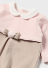 MAYORAL NEWBORN Babygrow - Pink Rubor