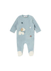 MAYORAL NEWBORN Baby Romper - Sky Blue