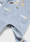 MAYORAL NEWBORN Baby Romper - Polar-blue