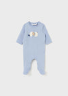MAYORAL NEWBORN Baby Pyjamas - Sky Blue