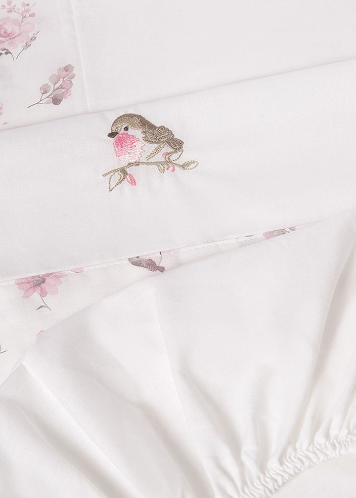 MAYORAL NEWBORN Crib Sheet for NEWBORNS - Pink Rubor