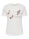 T-shirt ONLY da DONNA - Cloud Dancer