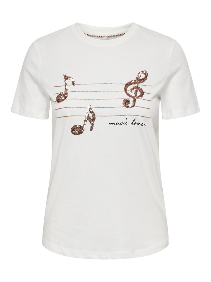 T-shirt ONLY da DONNA - Cloud Dancer